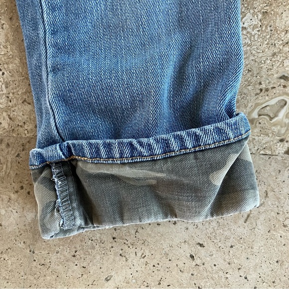 Vintage Little Boy Levi’s Cargo Jeans Embroidered Helicopter Camo Detailing (4) - Picture 5 of 12